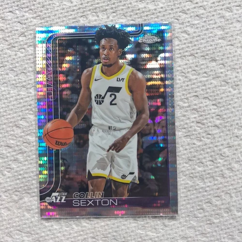 2025-26 Topps Chrome - Collin Sexton #210 Pulsar Refractor